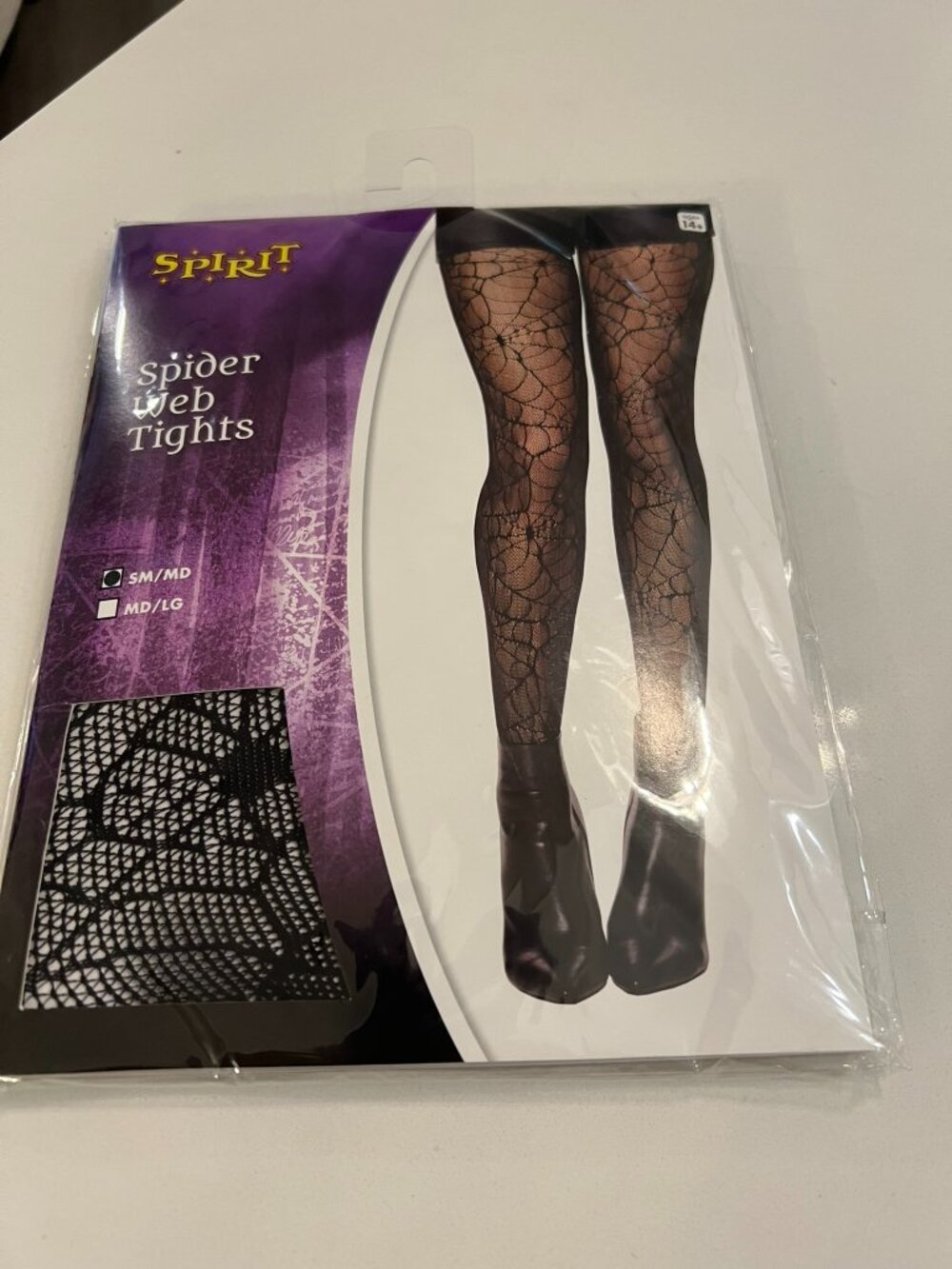 Spider Web Tights for Halloween - Adult